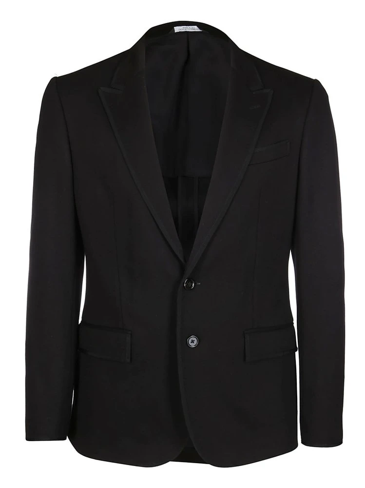 Dolce & Gabbana Single Breasted Blazer - Black 1 Dolce & Gabbana Single Breasted Blazer - Black
