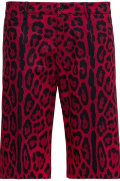 ( New Season ) Dolce & Gabbana Leopard Pattern Shorts - Multi