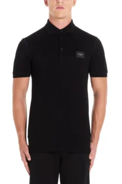 Dolce & Gabbana Logo Patch Polo Shirt - Black 8 Dolce & Gabbana Logo Patch Polo Shirt - Black -Cheap Vestureo Store 86c768ced0ba79f0f5576a7202c701e7