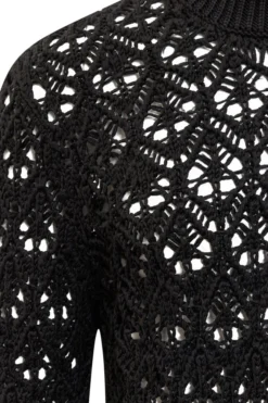 ( New Season ) Dolce & Gabbana Open Knit Crewneck Jumper - Black -Cheap Vestureo Store 86ec53e7a7808e745f67351b0b26245f