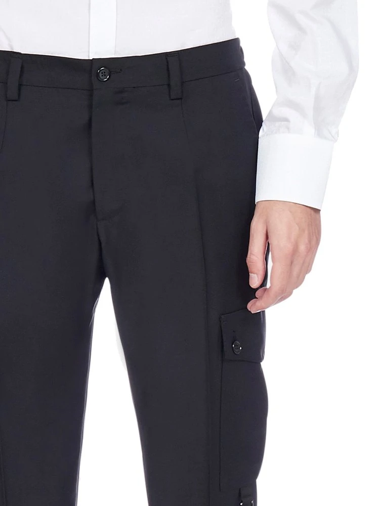 Dolce & Gabbana Patch-Pocket Trousers - Black 5 Dolce & Gabbana Patch-Pocket Trousers - Black - Image 5