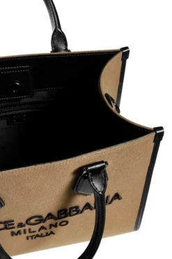 ( New Season ) Dolce & Gabbana Logo Embroidered Small Shopper Bag - Brown 9 ( New Season ) Dolce & Gabbana Logo Embroidered Small Shopper Bag - Brown -Cheap Vestureo Store 8730a216b2bd665d7a23590c23ffcba2