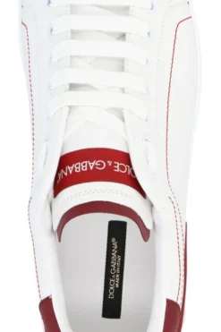 Dolce & Gabbana Portofino Sneakers - White -Cheap Vestureo Store 8755fc9b3fc580e9f196f9e97df1d56a