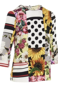 Dolce & Gabbana Mix Print Blouse - Multi -Cheap Vestureo Store 8785ff3d129300f1690bb919e35cf1fb