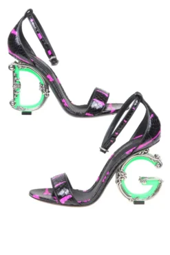 ( New Season ) Dolce & Gabbana Keira Baroque Detailed Sandals - Multi -Cheap Vestureo Store 87cfa30c196a24640b89b43737664a13