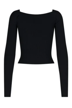 ( New Season ) Dolce & Gabbana Square Neck Long-Sleeved Knit Jumper - Black 4 ( New Season ) Dolce & Gabbana Square Neck Long-Sleeved Knit Jumper - Black -Cheap Vestureo Store 8816ae97258f3385f3e54ce8825668fe