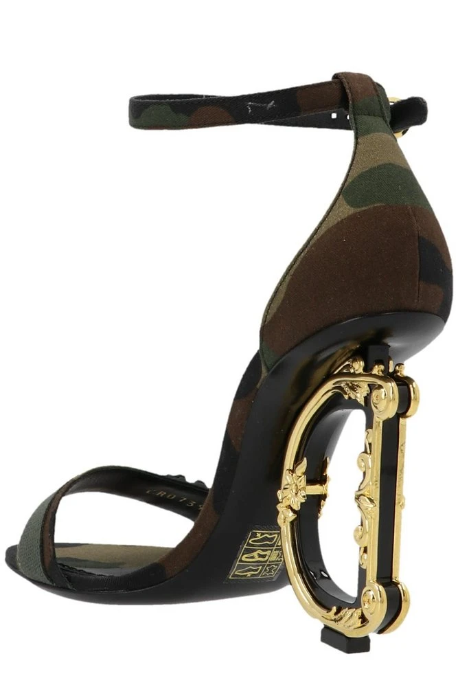 ( New Season ) Dolce & Gabbana Camouflage Pattern Buckle Strap Sandals - Multi 2 ( New Season ) Dolce & Gabbana Camouflage Pattern Buckle Strap Sandals - Multi - Image 2