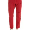 ( New Season ) Dolce & Gabbana Loose Garment-Dyed Pants - Red