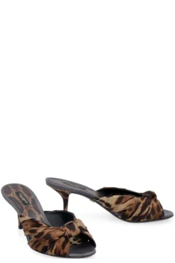 Dolce & Gabbana Leopard Print Sandals - Multi -Cheap Vestureo Store 88a86423906e55af5db46d32d9a714ee