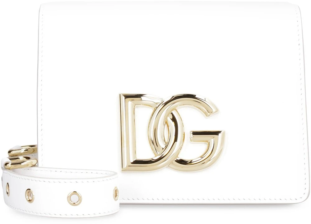 Dolce & Gabbana Millennials DG Crossbody Bag - White 1 Dolce & Gabbana Millennials DG Crossbody Bag - White