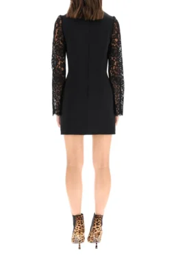 Dolce & Gabbana Lace-Detail Mini Dress - Black 6 Dolce & Gabbana Lace-Detail Mini Dress - Black -Cheap Vestureo Store 891e44ba169a7ef88a566b1f00fa93c9