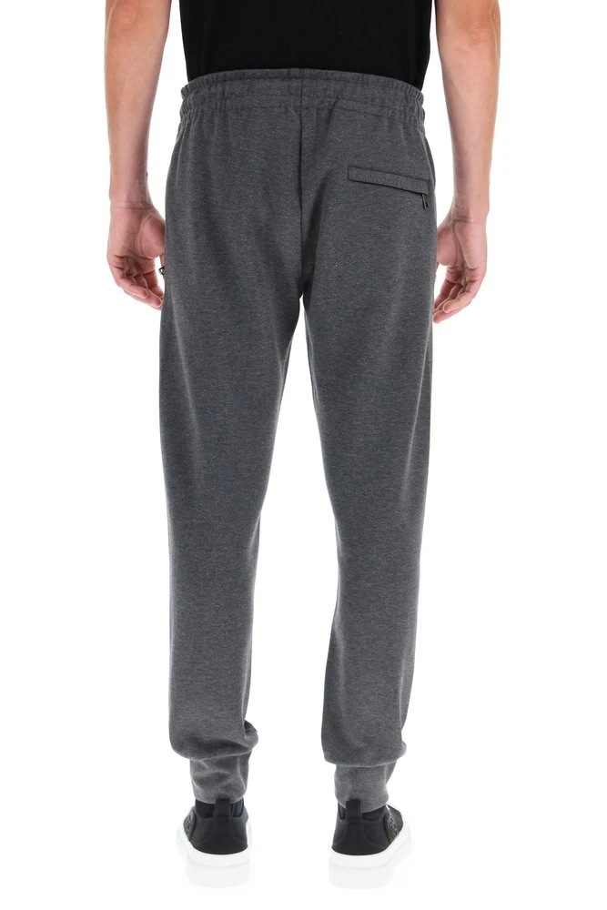 Dolce & Gabbana Bee Embroidered Jogger Pants - Grey 5 Dolce & Gabbana Bee Embroidered Jogger Pants - Grey - Image 5