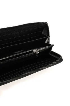 ( New Season ) Dolce & Gabbana Logo Plaque Zip-Around Wallet - Black -Cheap Vestureo Store 89d190107198c2bf321b25e40585bf1a