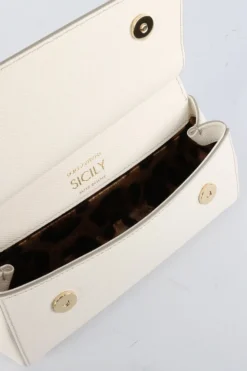 ( New Season ) Dolce & Gabbana Sicily Small Tote Bag - White -Cheap Vestureo Store 8aecf58a3e43caeb94acc1ff3a1d09eb