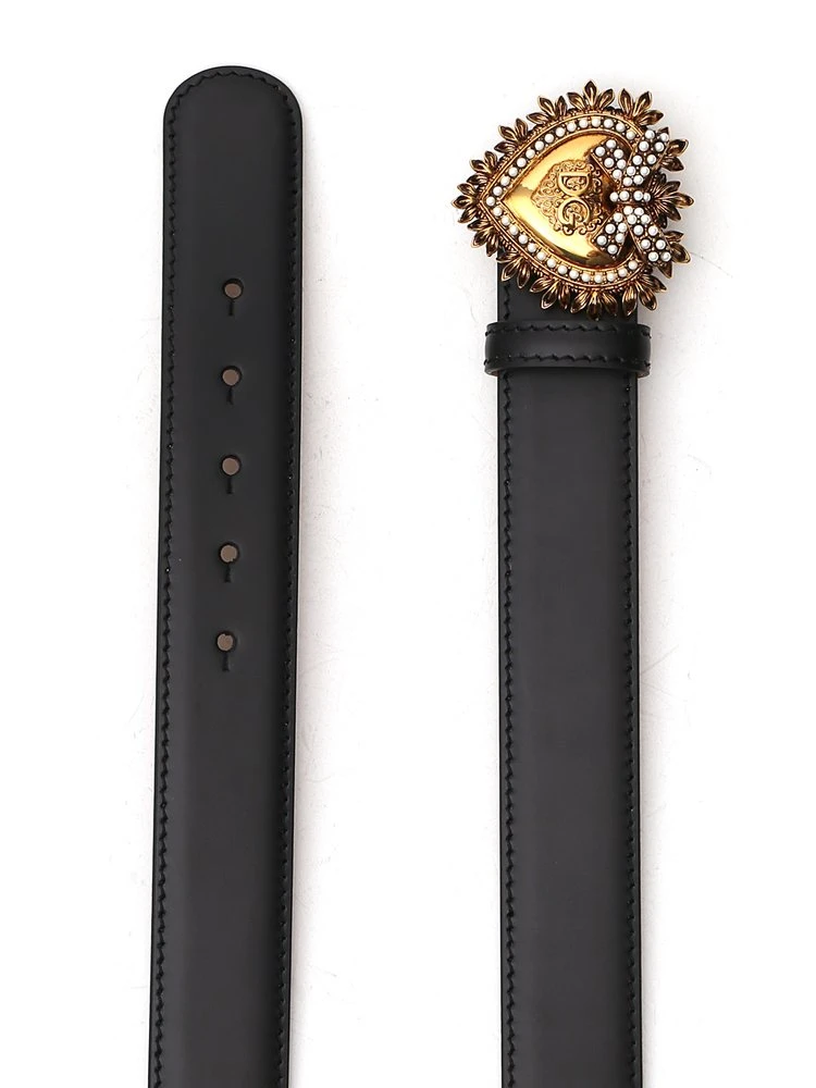 Dolce & Gabbana Devotion Belt - Black 2 Dolce & Gabbana Devotion Belt - Black - Image 2