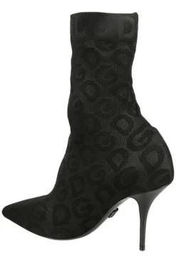 Dolce & Gabbana Monogram Pumped Ankle Boots - Black 5 Dolce & Gabbana Monogram Pumped Ankle Boots - Black -Cheap Vestureo Store 8b5eb80214bffb4555683895af102bd2