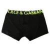 ( New Season ) Dolce & Gabbana Logo Waistband Boxers - Black