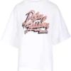 ( New Season ) Dolce & Gabbana Logo Print Crewneck T-Shirt - White