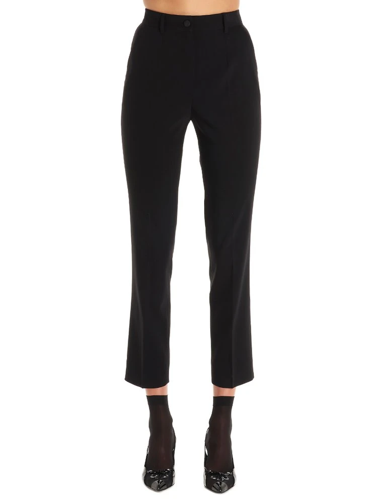 Dolce & Gabbana High Waist Tailored Pants - Black 1 Dolce & Gabbana High Waist Tailored Pants - Black