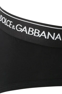 ( New Season ) Dolce & Gabbana Two Pack Briefs - Black -Cheap Vestureo Store 8e4ae545f5f70f5abe92444411c9ecf6