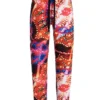 ( New Season ) Dolce & Gabbana Luminaire Printed Drawstring Trousers - Multi