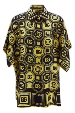 ( New Season ) Dolce & Gabbana All-Over Printed Buttoned Shirt - Multi