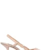 ( New Season ) Dolce & Gabbana Pointed Toe Slingback Pumps - Beige