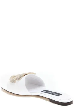( New Season ) Dolce & Gabbana DG Embellished Mules - White 7 ( New Season ) Dolce & Gabbana DG Embellished Mules - White -Cheap Vestureo Store 90686db06ead87751117425a96bb0a2d