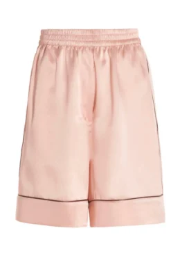 ( New Season ) Dolce & Gabbana Contrast Detailed Shorts - Pink