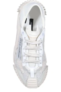 ( New Season ) Dolce & Gabbana NS1 Lace-Up Sneakers - White -Cheap Vestureo Store 91f5f100e4d3bb4e019c944d72d192b8