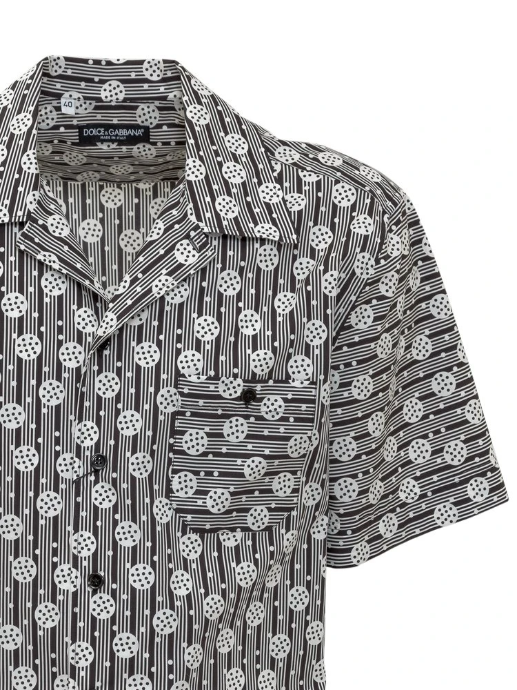 Dolce & Gabbana Geometric Print Short-Sleeve Shirt - Multi 8 Dolce & Gabbana Geometric Print Short-Sleeve Shirt - Multi - Image 8
