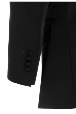 ( New Season ) Dolce & Gabbana V-Neck Double Breasted Blazer - Black -Cheap Vestureo Store 931f3cb180cd2bf927bce09a05160c9b