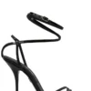( New Season ) Dolce & Gabbana Polished Sandals - Black