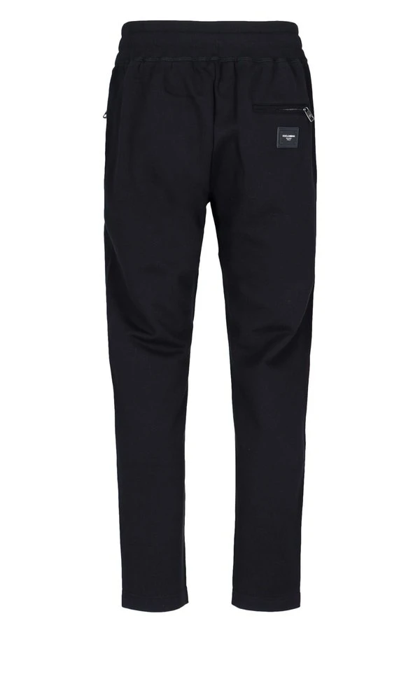 ( New Season ) Dolce & Gabbana Drawstring Track Pants - Black 2 ( New Season ) Dolce & Gabbana Drawstring Track Pants - Black - Image 2
