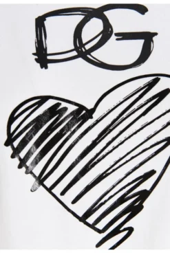 Dolce & Gabbana Logo Printed T-Shirt - White -Cheap Vestureo Store 9416782823460f3321abb0e0dc8f8877