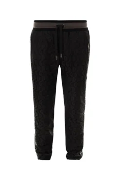 Dolce & Gabbana Logo Motif Track Pants - Black