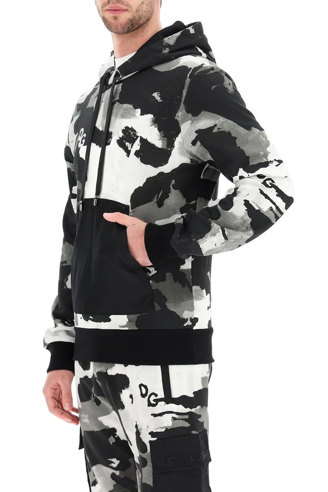 Dolce & Gabbana Camouflage Print Hoodie - Multi 5 Dolce & Gabbana Camouflage Print Hoodie - Multi - Image 5