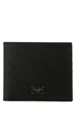 Dolce & Gabbana Logo Bifold Wallet - Black