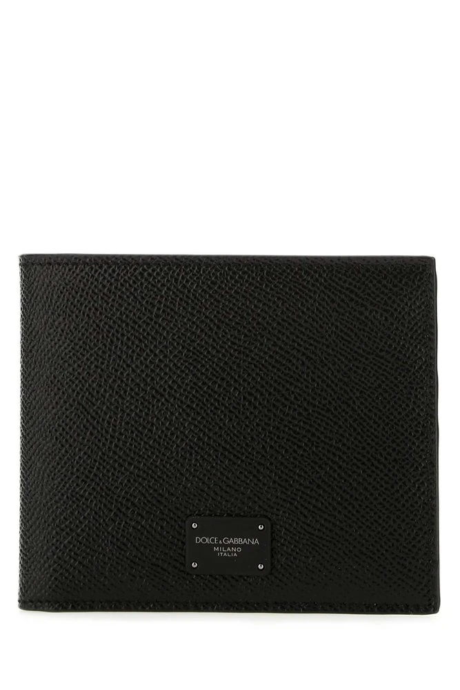 Dolce & Gabbana Logo Bifold Wallet - Black 1 Dolce & Gabbana Logo Bifold Wallet - Black