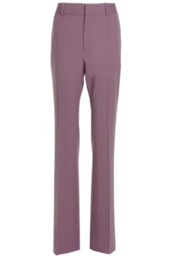 ( New Season ) Dolce & Gabbana High-Rise Tailored Trousers - Purple