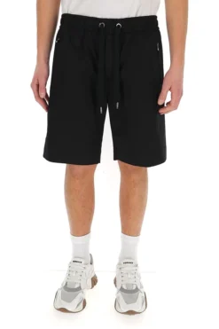 Dolce & Gabbana Drawstring Track Shorts - Black