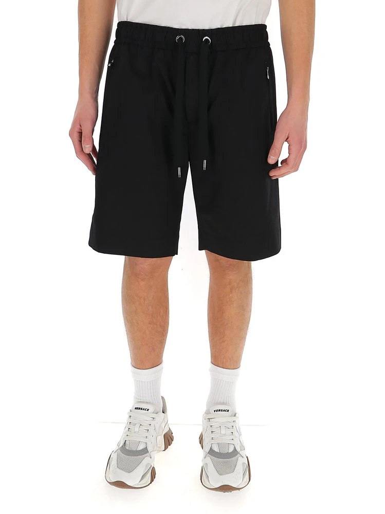 Dolce & Gabbana Drawstring Track Shorts - Black 1 Dolce & Gabbana Drawstring Track Shorts - Black