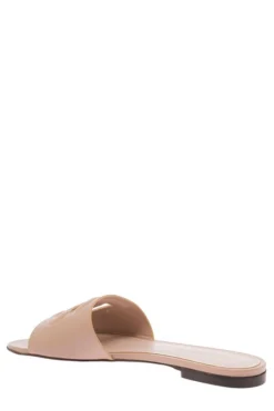 ( New Season ) Dolce & Gabbana DG Logo Cut Out Slides - Pink -Cheap Vestureo Store 965abf0c918d01bdd1355383b6ba4e06