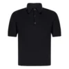 Dolce & Gabbana Logo Tape Polo Shirt - Black