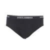 Dolce & Gabbana Logo Band Two Pack Briefs - Black
