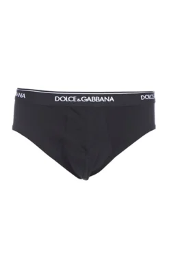 Dolce & Gabbana Logo Band Two Pack Briefs - Black