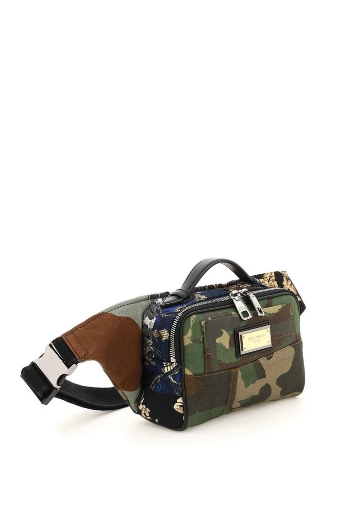 ( New Season ) Dolce & Gabbana Camouflage Patchwork Belt Bag - Multi 3 ( New Season ) Dolce & Gabbana Camouflage Patchwork Belt Bag - Multi - Image 3