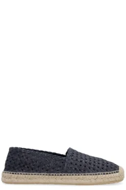Dolce & Gabbana Woven Espadrilles - Navy