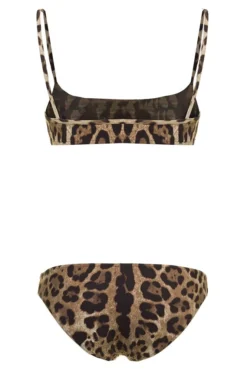 ( New Season ) Dolce & Gabbana Leopard Printed Bikini Set - Multi -Cheap Vestureo Store 983193516049c35bcd3d63676011461d