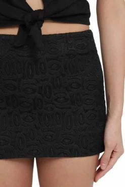 ( New Season ) Dolce & Gabbana Lace Panel Jacquard Mini Skirt - Black -Cheap Vestureo Store 98ca9424d2c1bff021067bf008507391